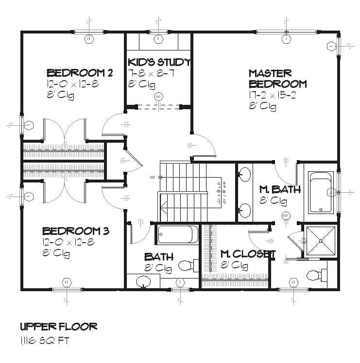 Durham - Home Design and Floor Plan - SketchPad House Plans