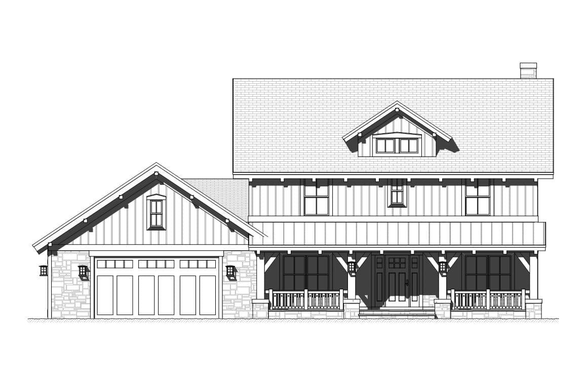Elmwood - Home Design and Floor Plan - SketchPad House Plans