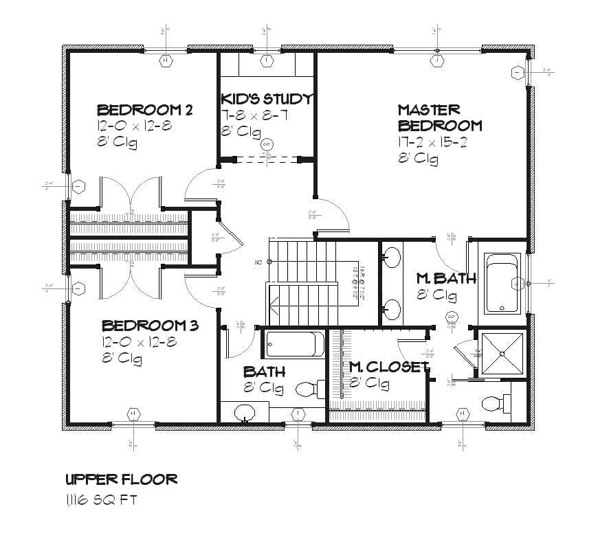 Fisk - Home Design and Floor Plan - SketchPad House Plans