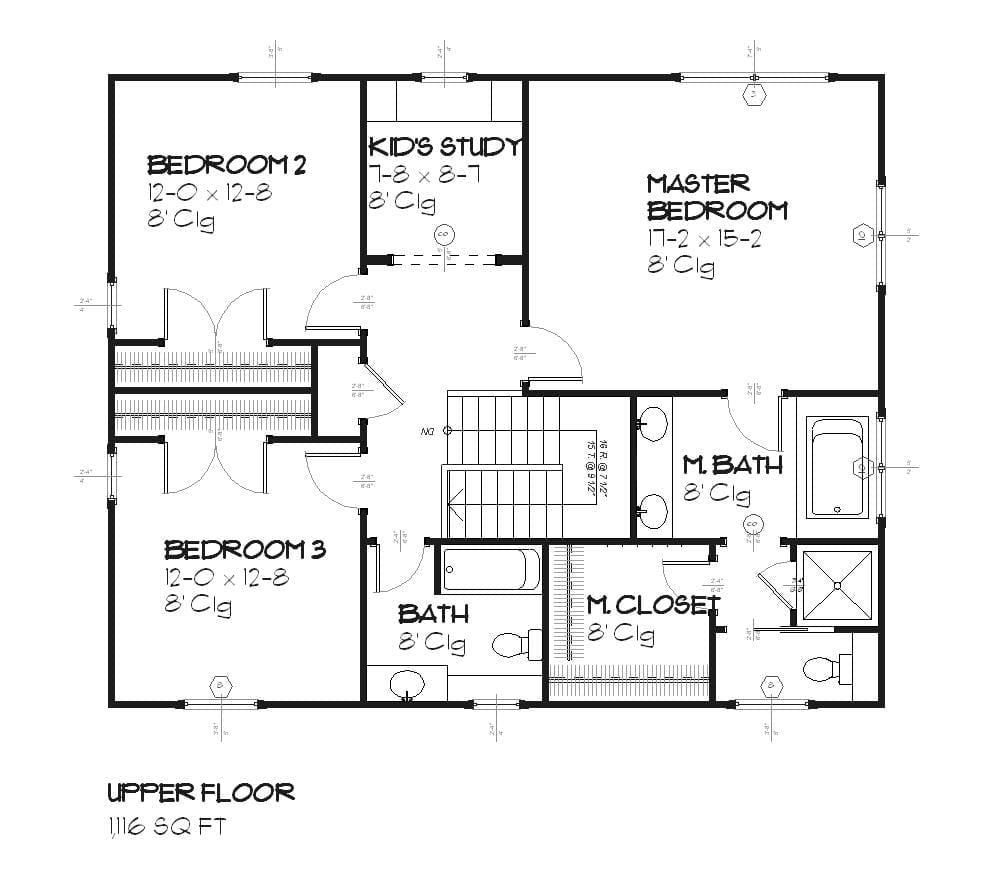 Floral - Home Design and Floor Plan - SketchPad House Plans