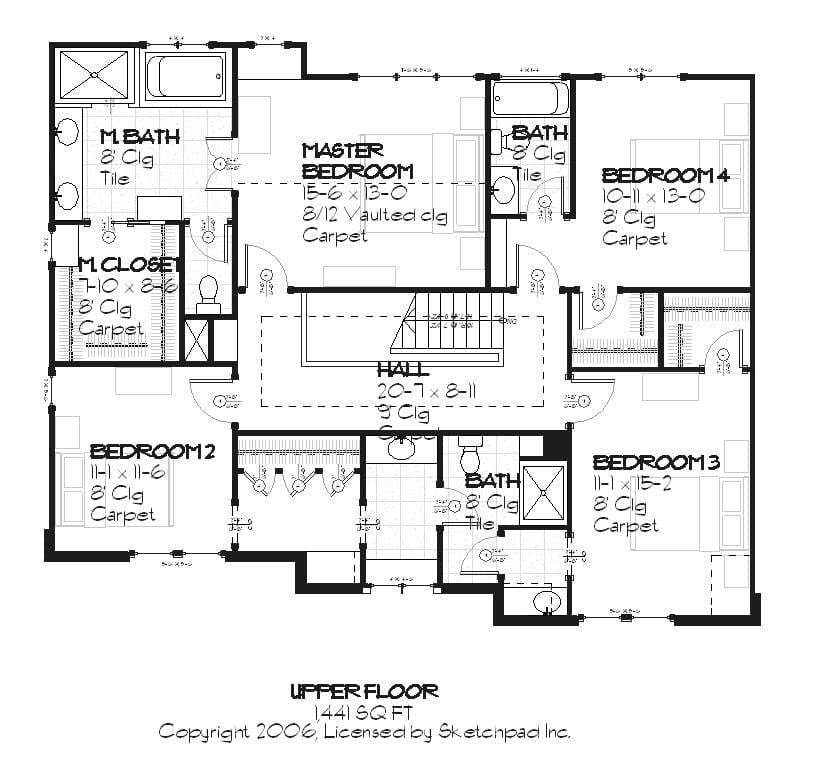 Georgia - Home Design and Floor Plan - SketchPad House Plans