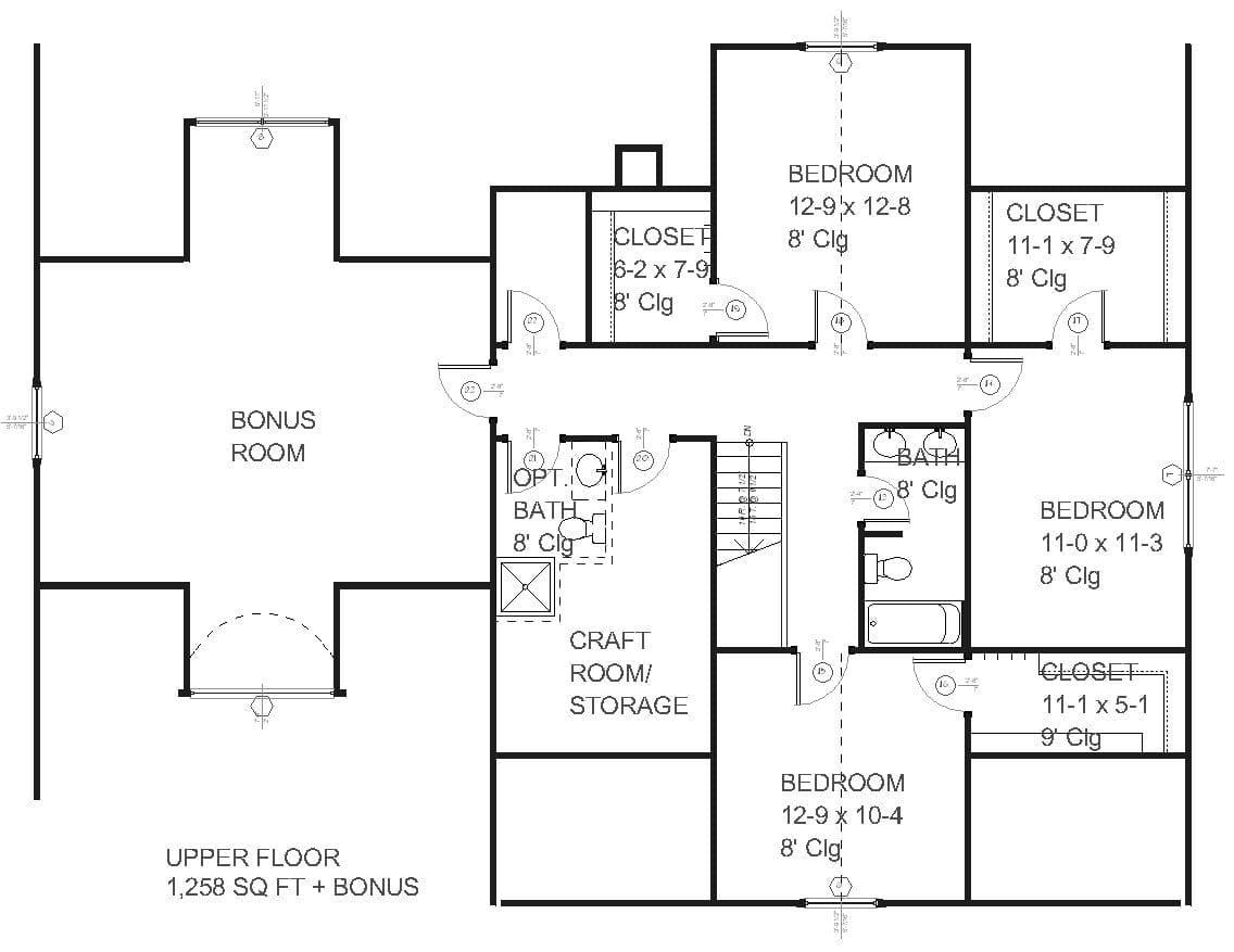 Gladstone - Home Design and Floor Plan - SketchPad House Plans