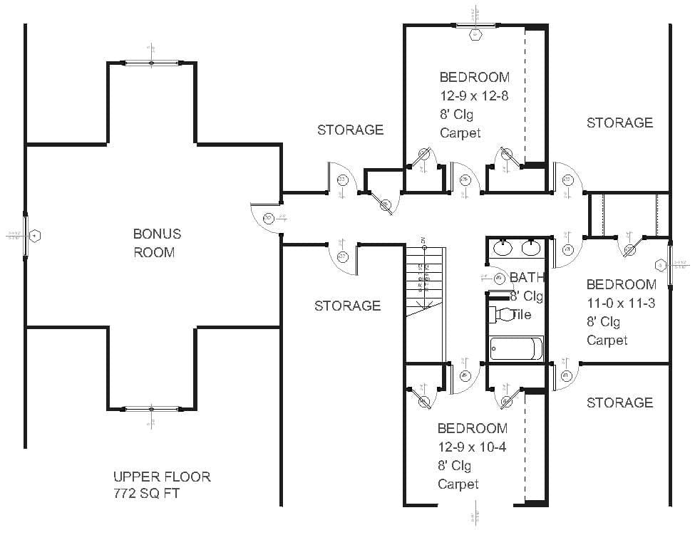 Glenview - Home Design and Floor Plan - SketchPad House Plans