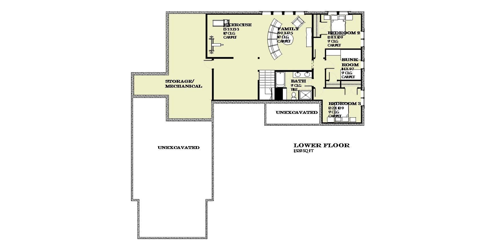 Hartford - Home Design and Floor Plan - SketchPad House Plans