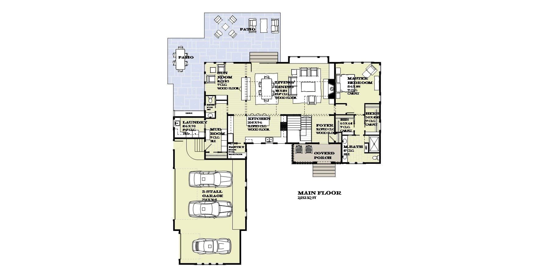 Hartford - Home Design and Floor Plan - SketchPad House Plans