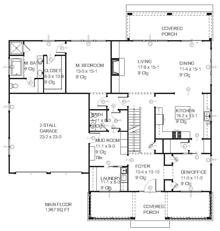 Hollister - Home Design and Floor Plan - SketchPad House Plans