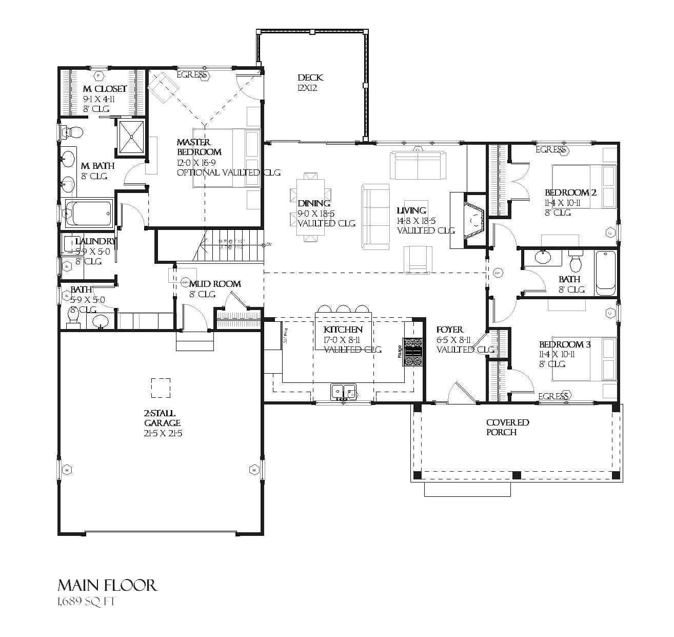 Kent - Home Design and Floor Plan - SketchPad House Plans