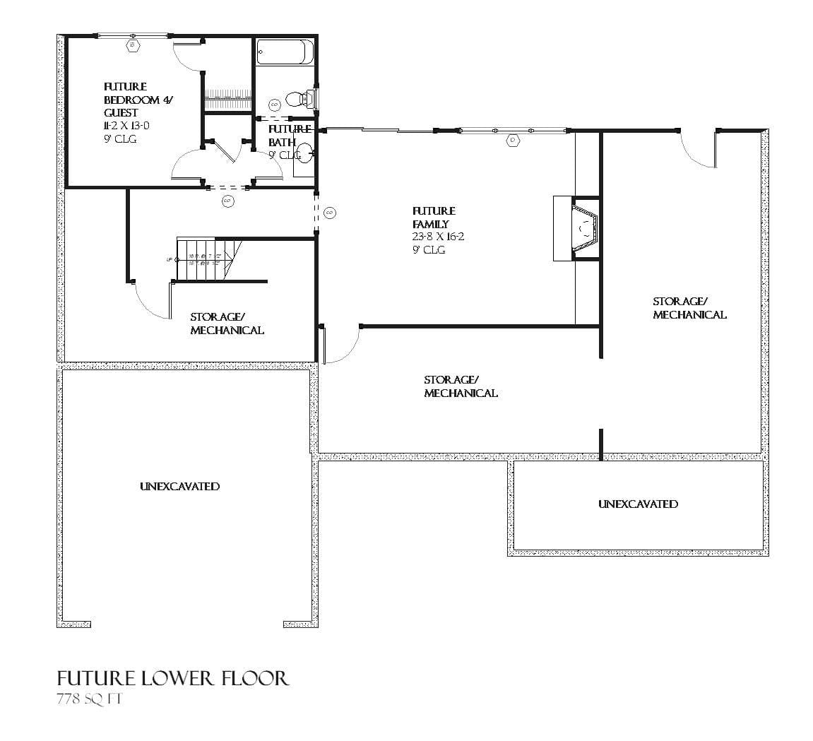 Killington - Home Design and Floor Plan - SketchPad House Plans