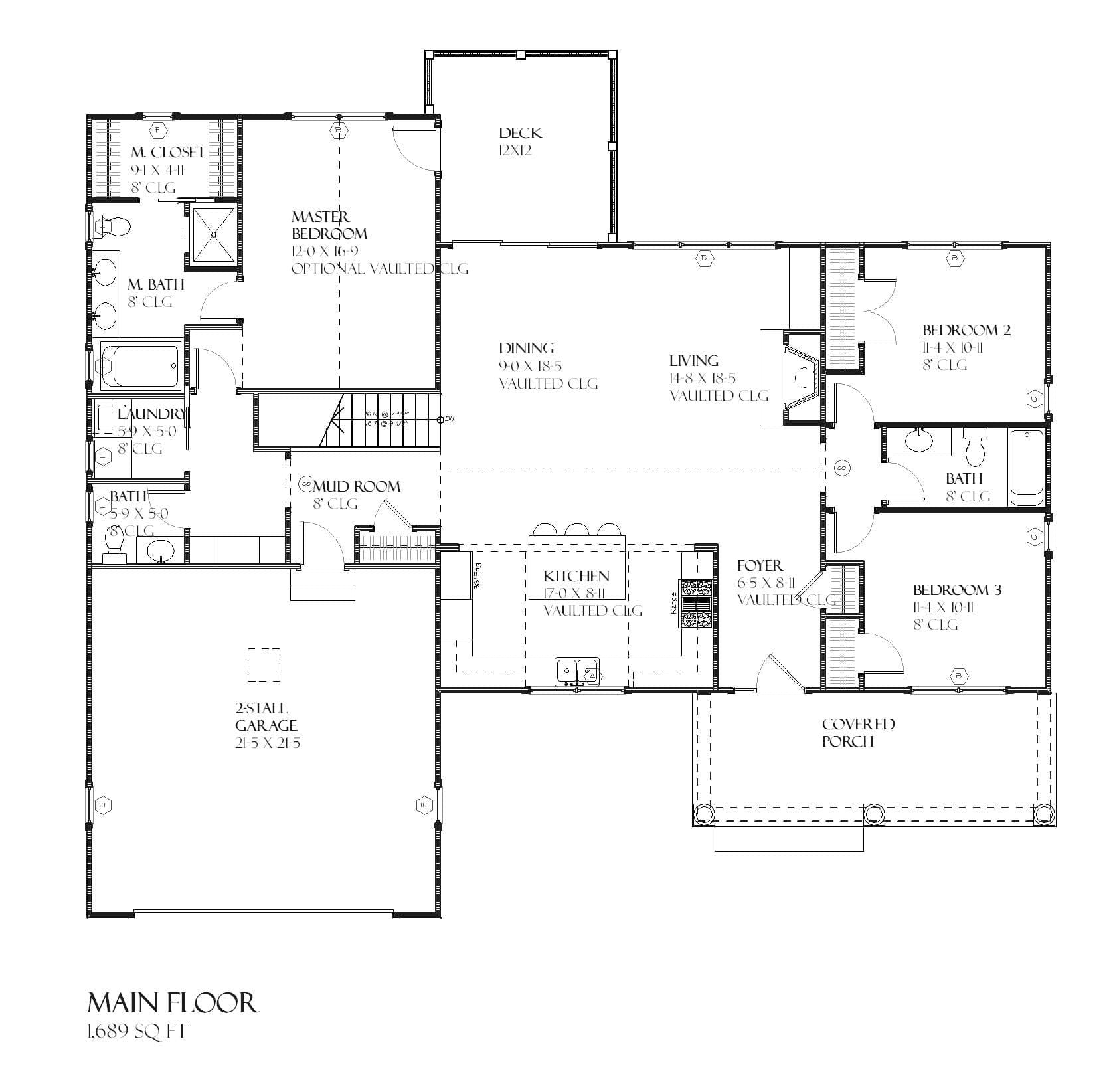 Killington - Home Design and Floor Plan - SketchPad House Plans