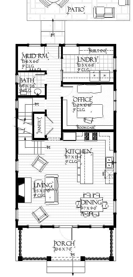 Lansing - Home Design and Floor Plan - SketchPad House Plans