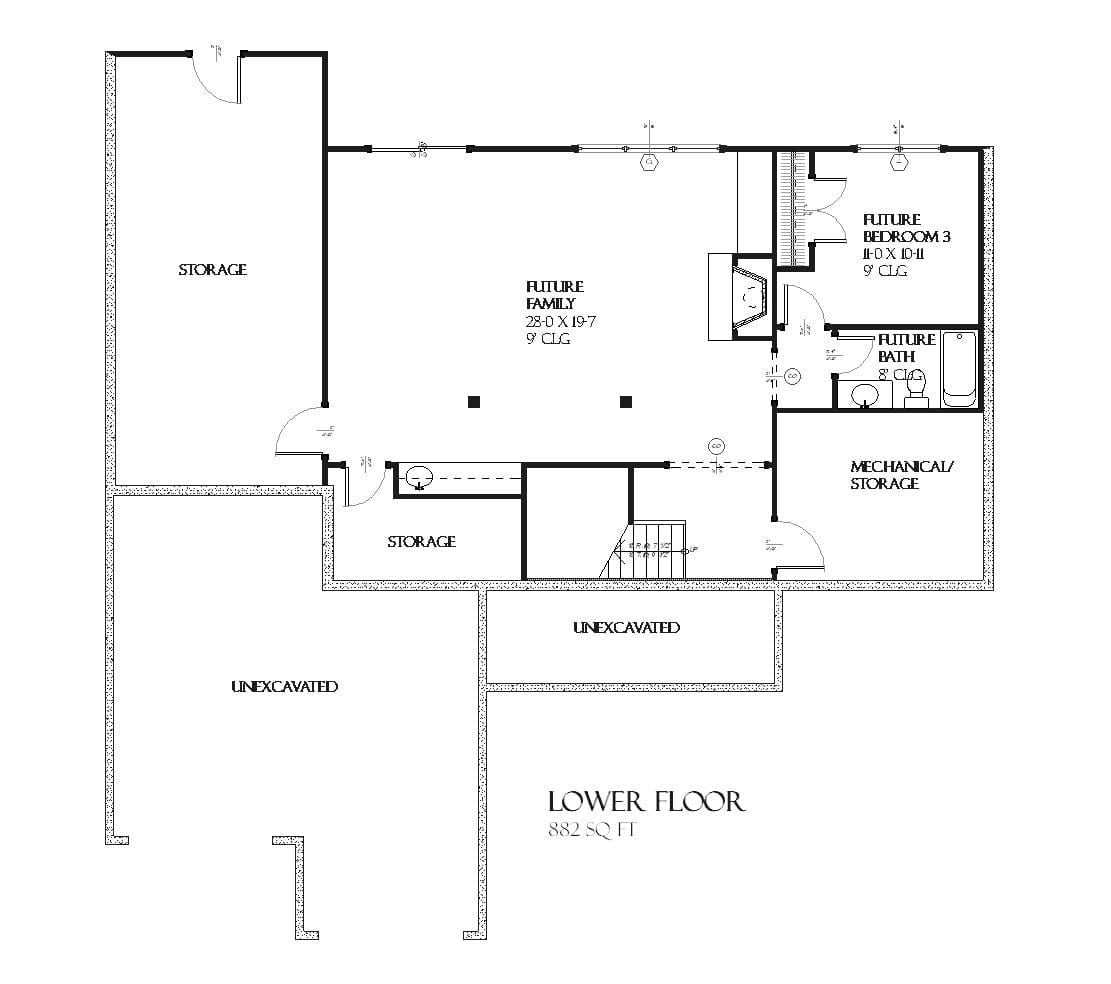 Lunar - Home Design and Floor Plan - SketchPad House Plans