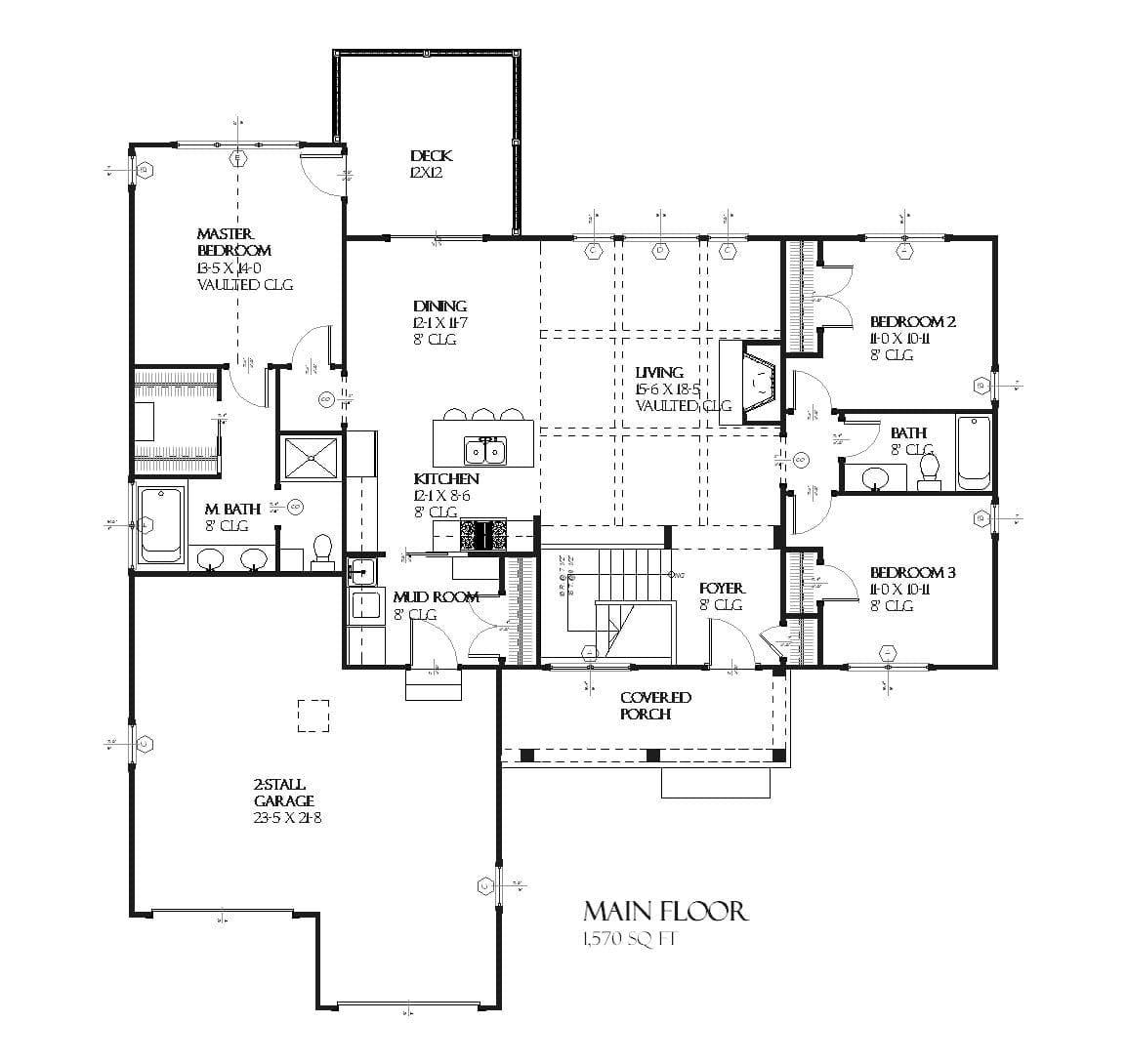 Lunar - Home Design and Floor Plan - SketchPad House Plans