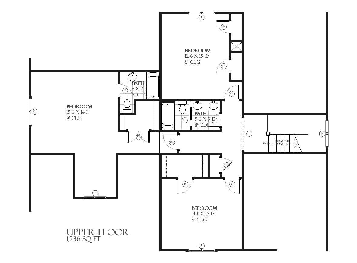 Mackinaw - Home Design and Floor Plan - SketchPad House Plans