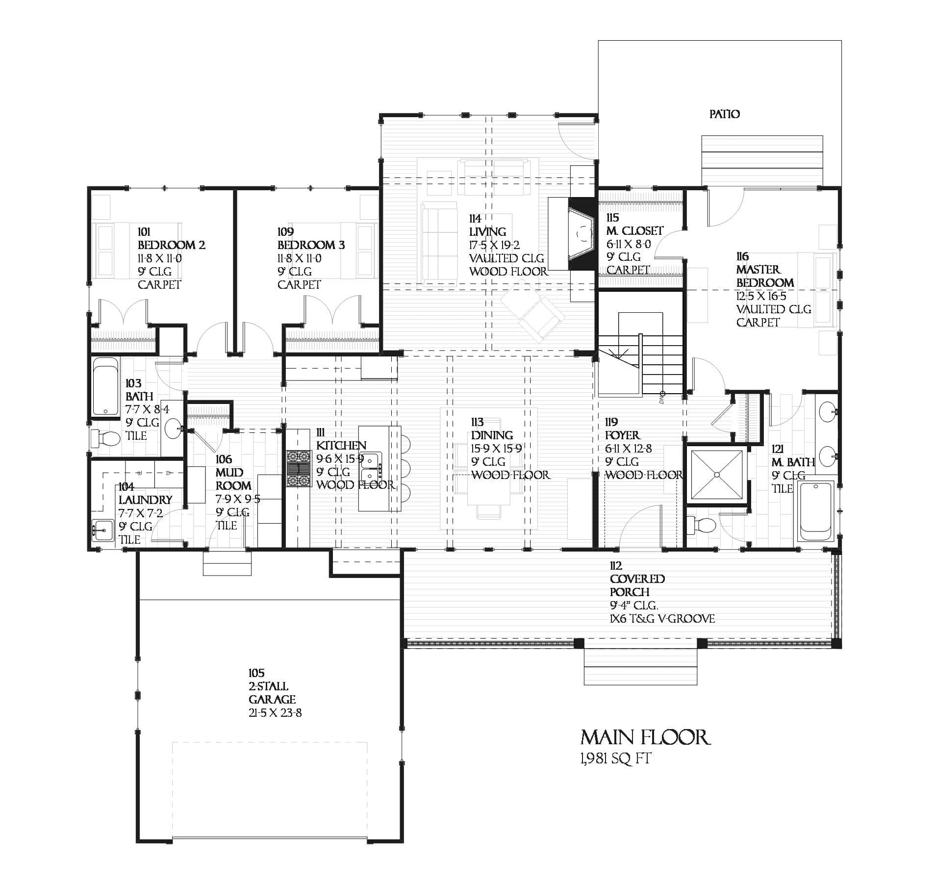 Maricel - Home Design and Floor Plan - SketchPad House Plans