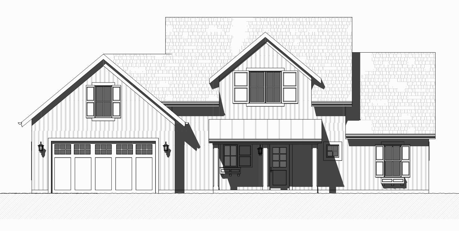 Tall Cedar - Home Design and Floor Plan - SketchPad House Plans