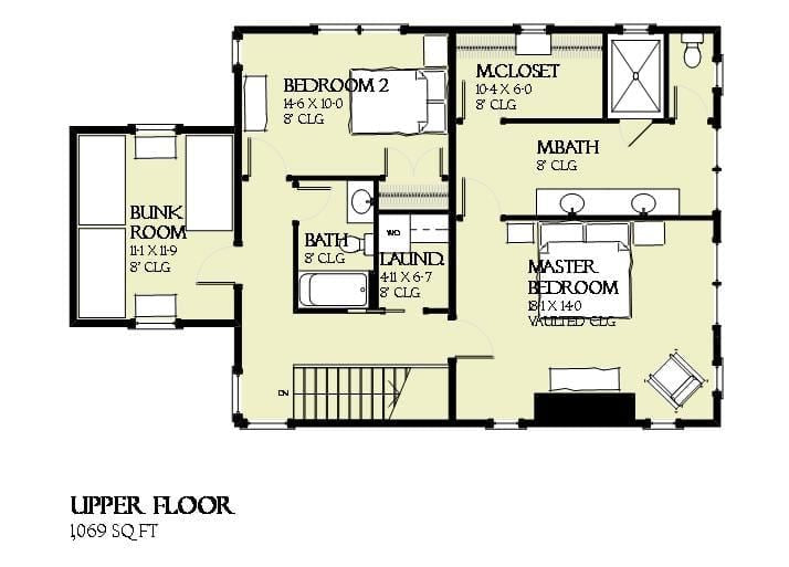 Montego - Home Design and Floor Plan - SketchPad House Plans