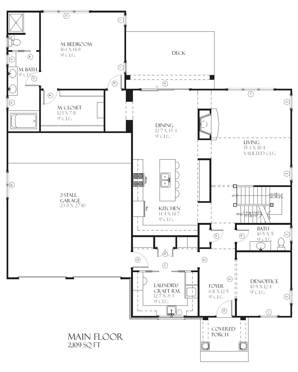 Morningside - Home Design and Floor Plan - SketchPad House Plans