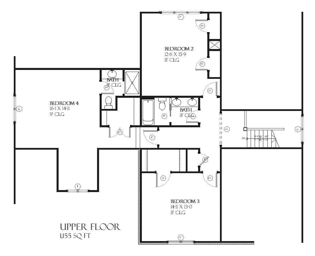 Morningside - Home Design and Floor Plan - SketchPad House Plans