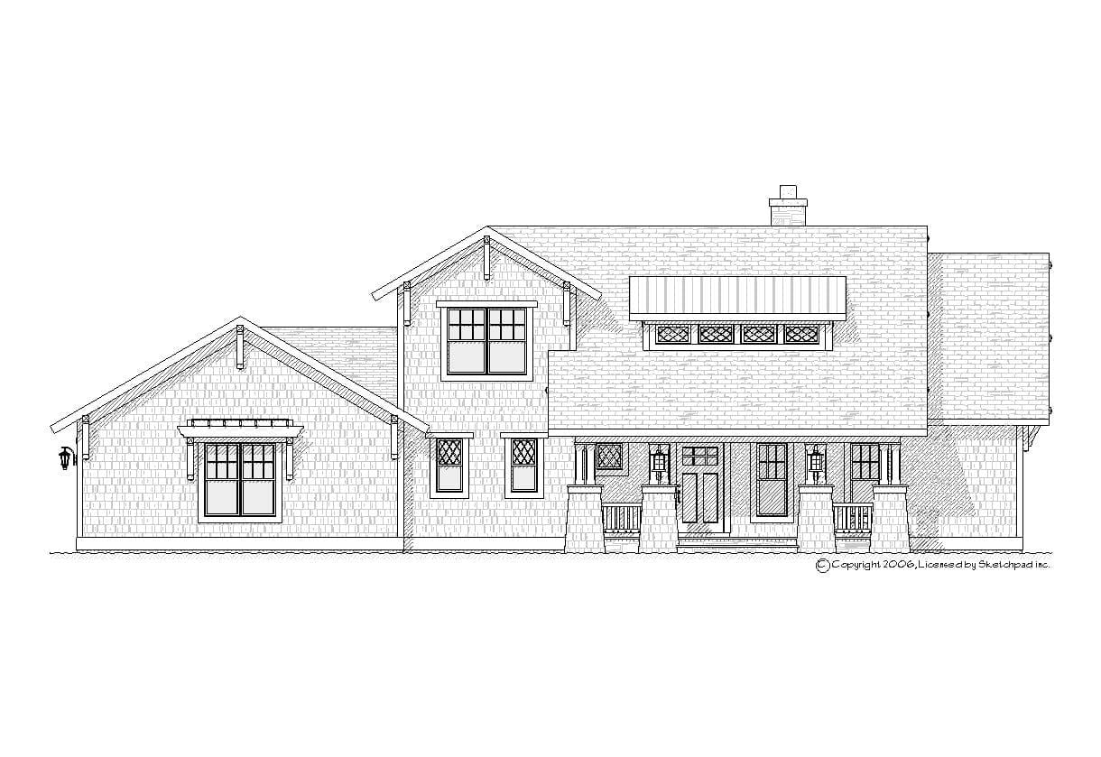 North Lake - Home Design and Floor Plan - SketchPad House Plans