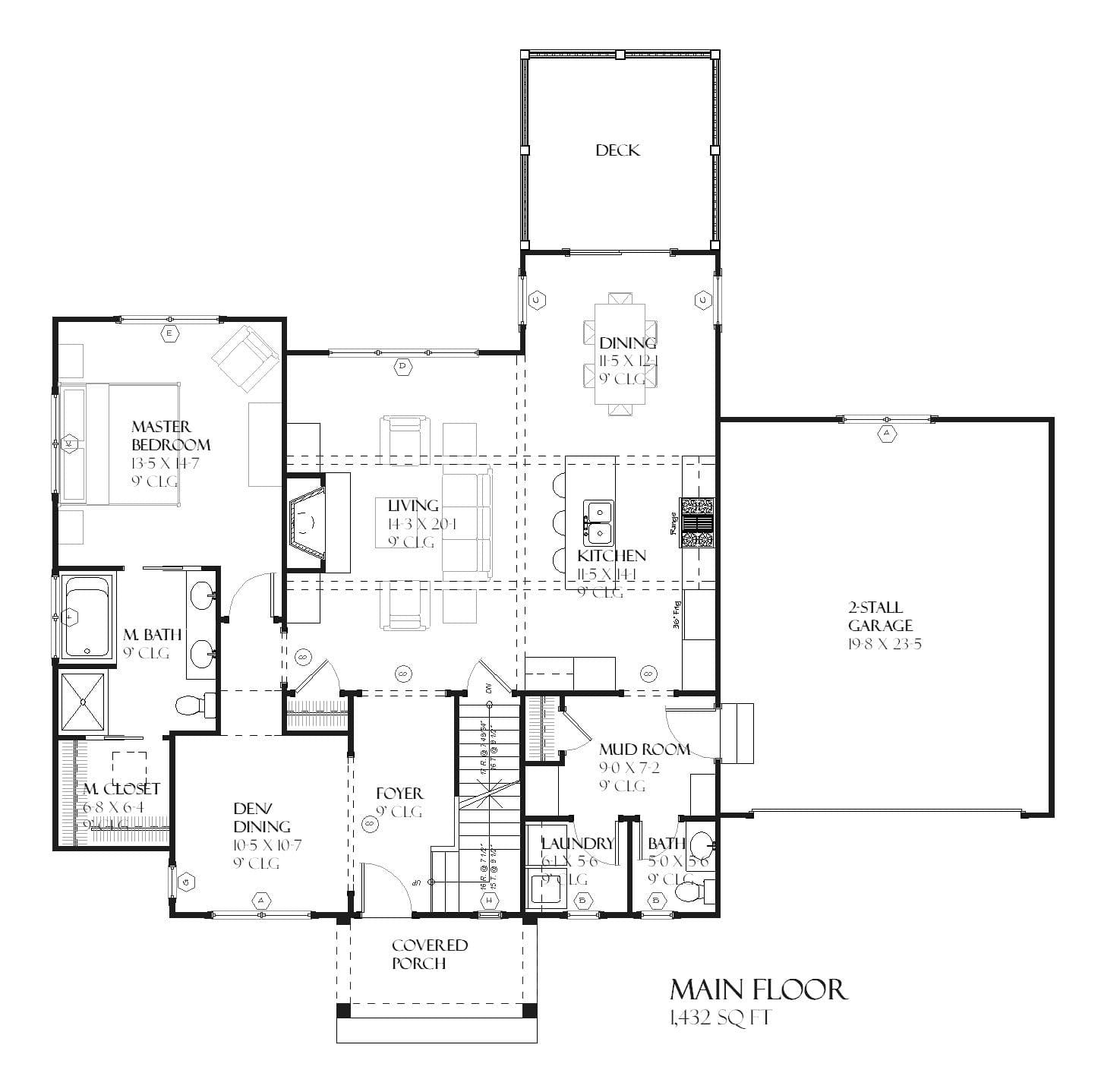 Nouveau - Home Design and Floor Plan - SketchPad House Plans