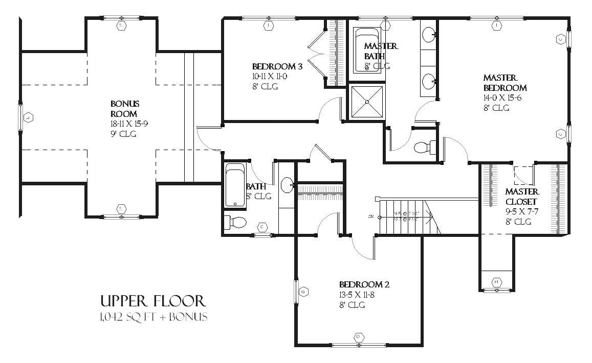 Orion - Home Design and Floor Plan - SketchPad House Plans