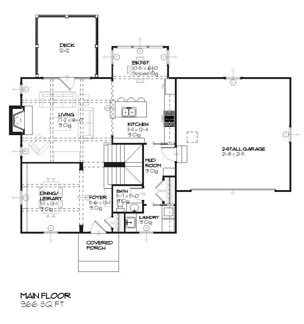 Parson - Home Design and Floor Plan - SketchPad House Plans