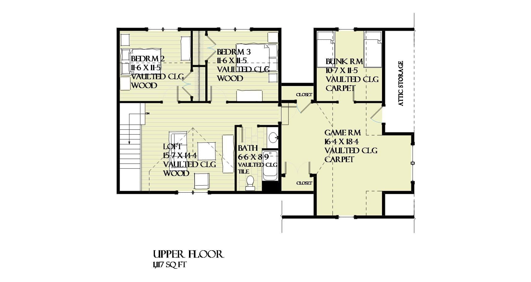 Penwood - Home Design and Floor Plan - SketchPad House Plans