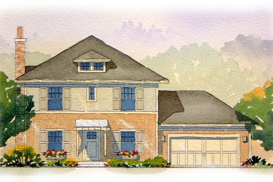Persimmon - Home Design and Floor Plan - SketchPad House Plans