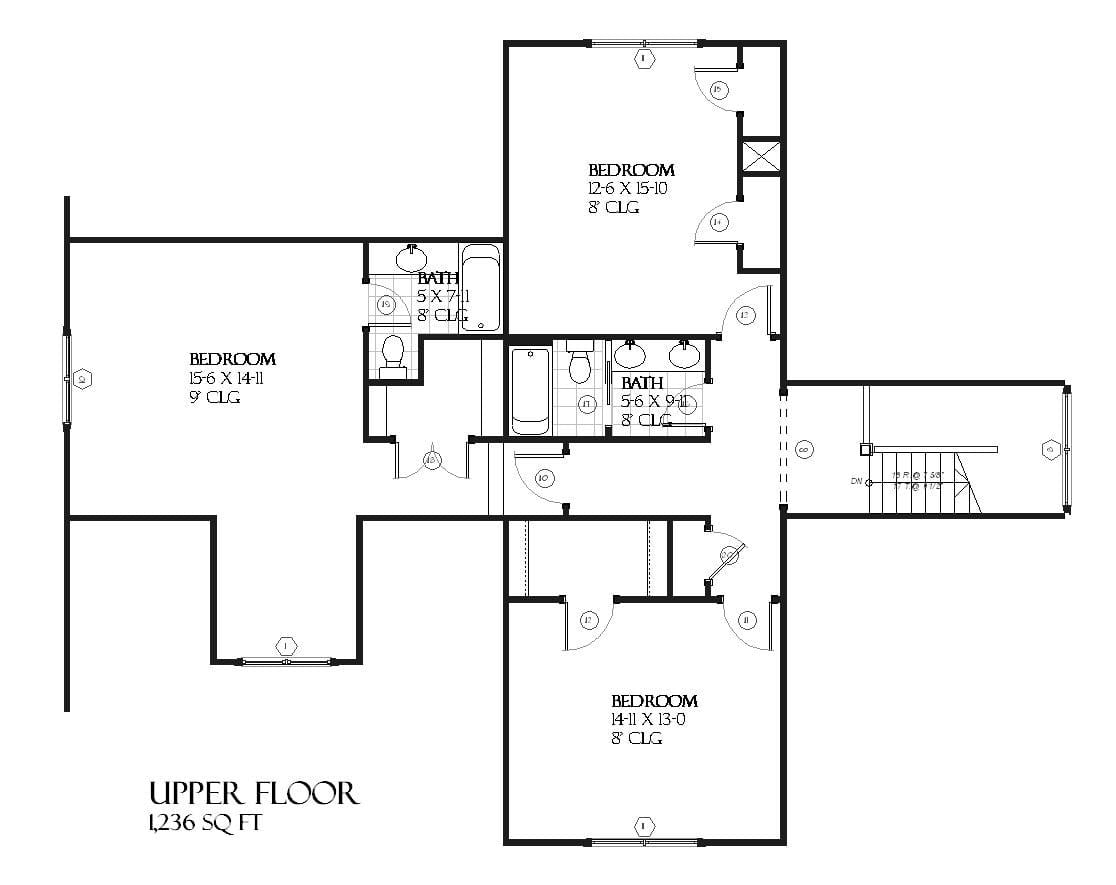 Pinecrest - Home Design and Floor Plan - SketchPad House Plans
