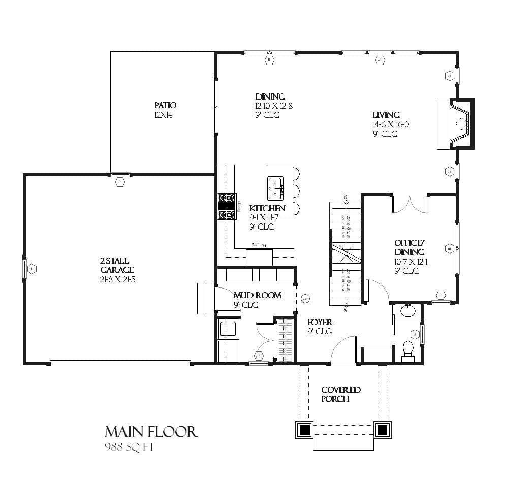 Quest - Home Design and Floor Plan - SketchPad House Plans