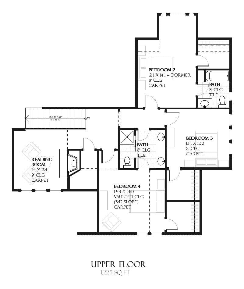 Raven - Home Design and Floor Plan - SketchPad House Plans