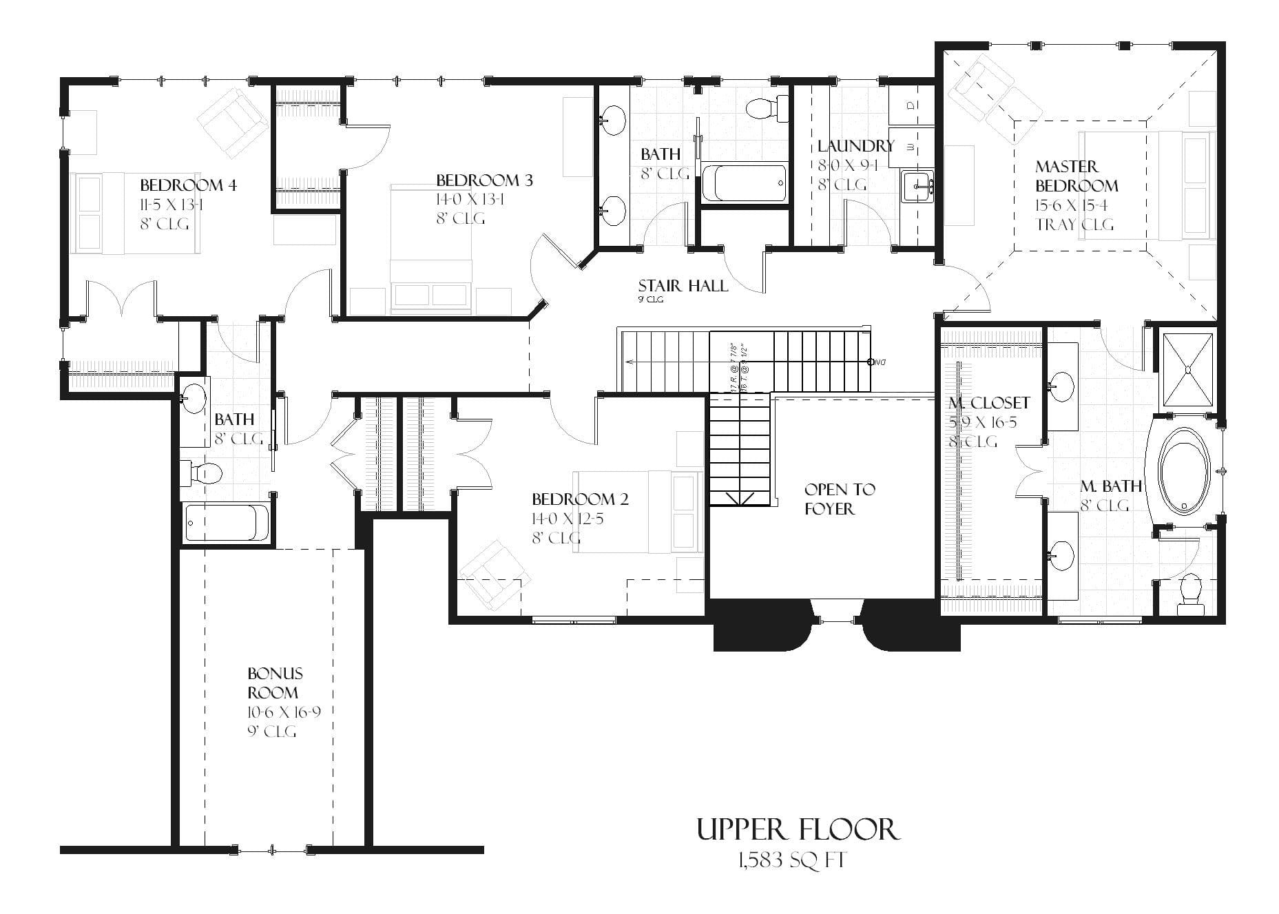 Remington - Home Design and Floor Plan - SketchPad House Plans