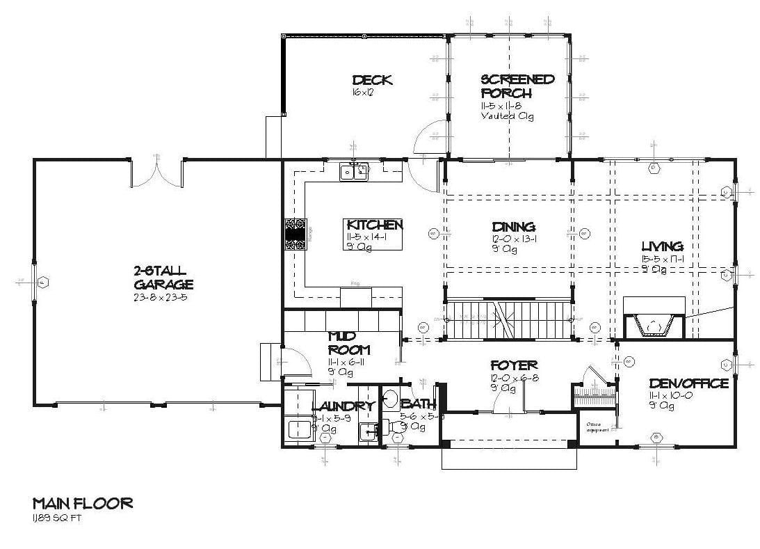 Reston - Home Design and Floor Plan - SketchPad House Plans