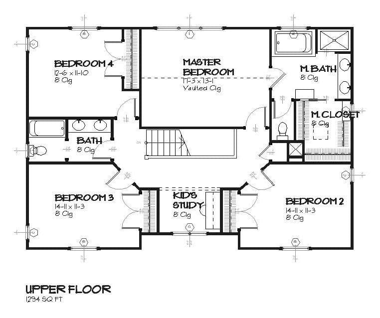 Reston - Home Design and Floor Plan - SketchPad House Plans