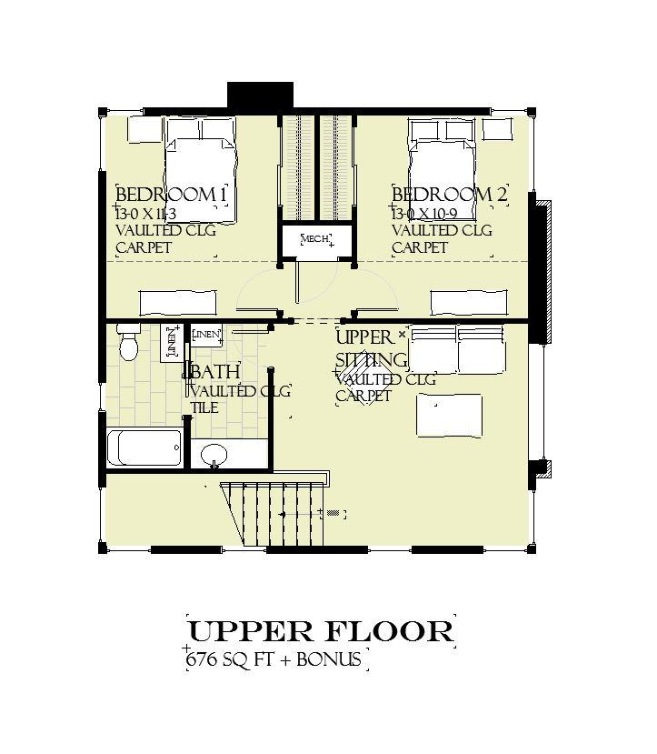 Ridgeview - Home Design and Floor Plan - SketchPad House Plans