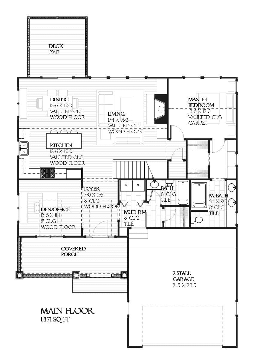 Riverbend - Home Design and Floor Plan - SketchPad House Plans