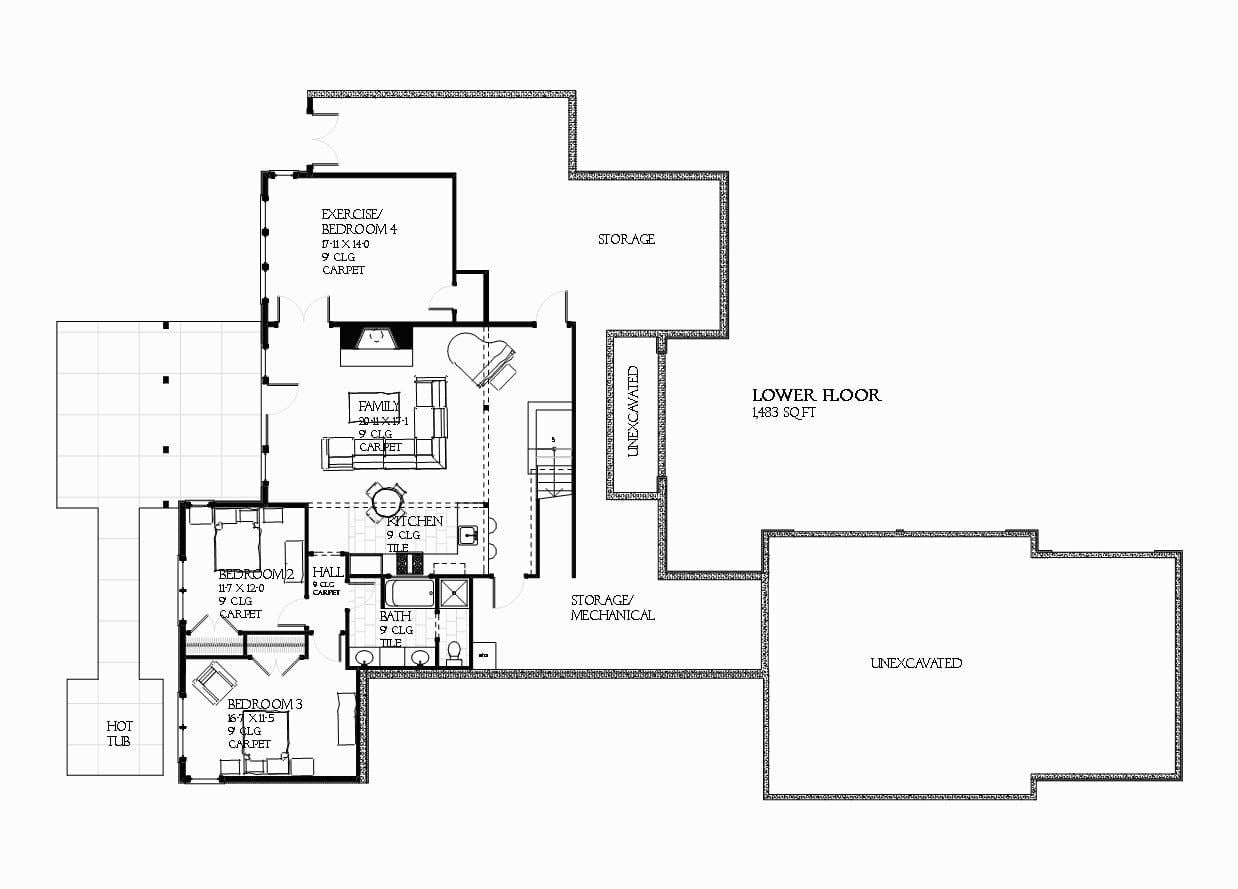 Rosewood - Home Design and Floor Plan - SketchPad House Plans