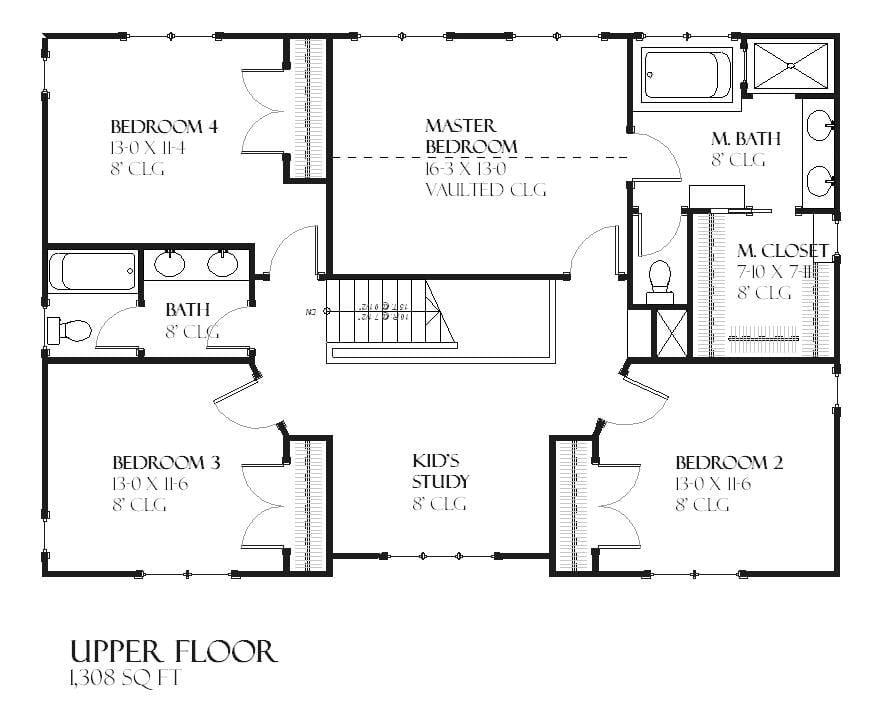 Ruddington - Home Design and Floor Plan - SketchPad House Plans