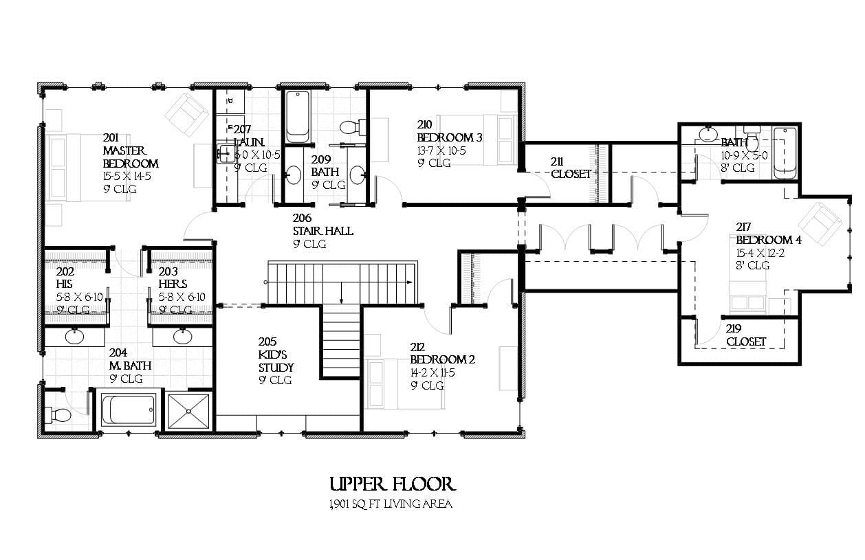 San Lu Rae - Home Design and Floor Plan - SketchPad House Plans