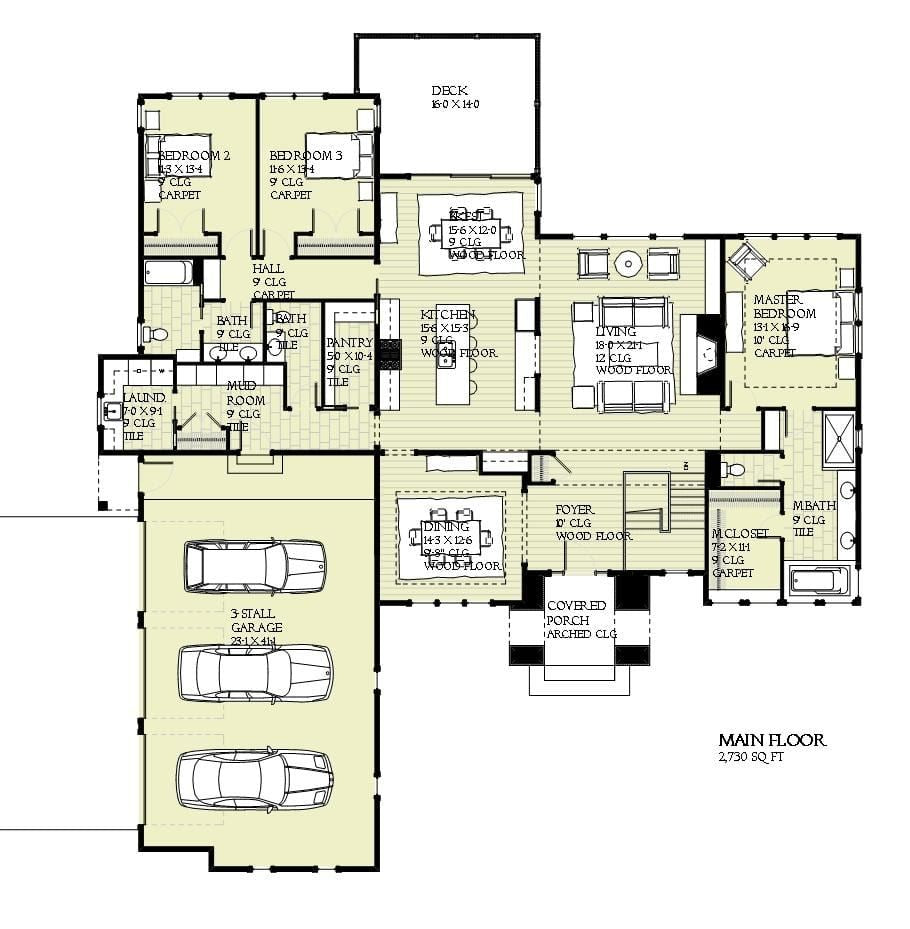 Sherwood - Home Design and Floor Plan - SketchPad House Plans