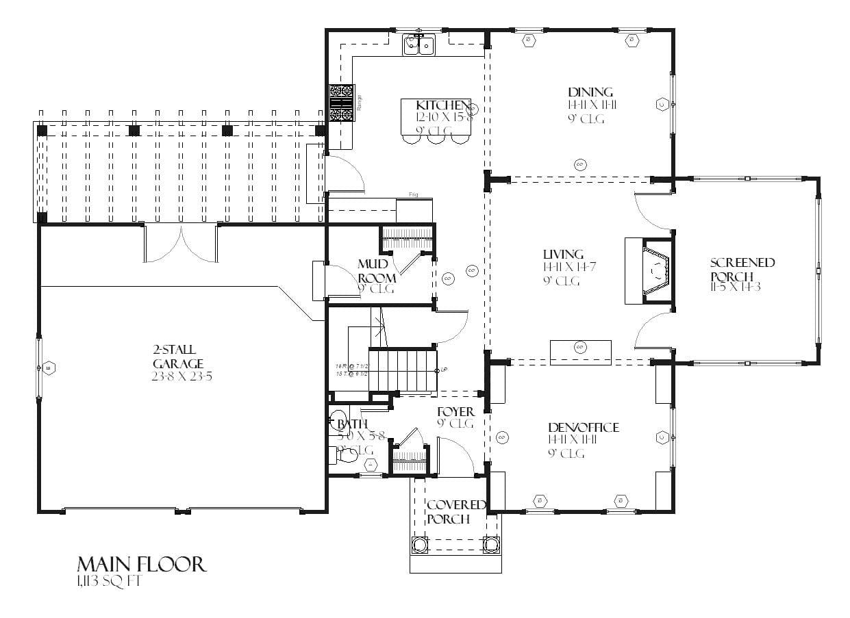 Sherman - Home Design and Floor Plan - SketchPad House Plans