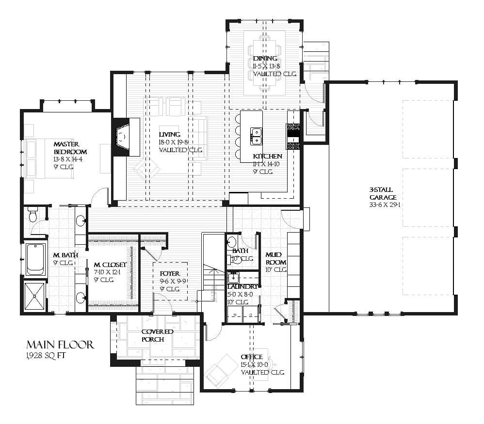 Spring Hill - Home Design and Floor Plan - SketchPad House Plans