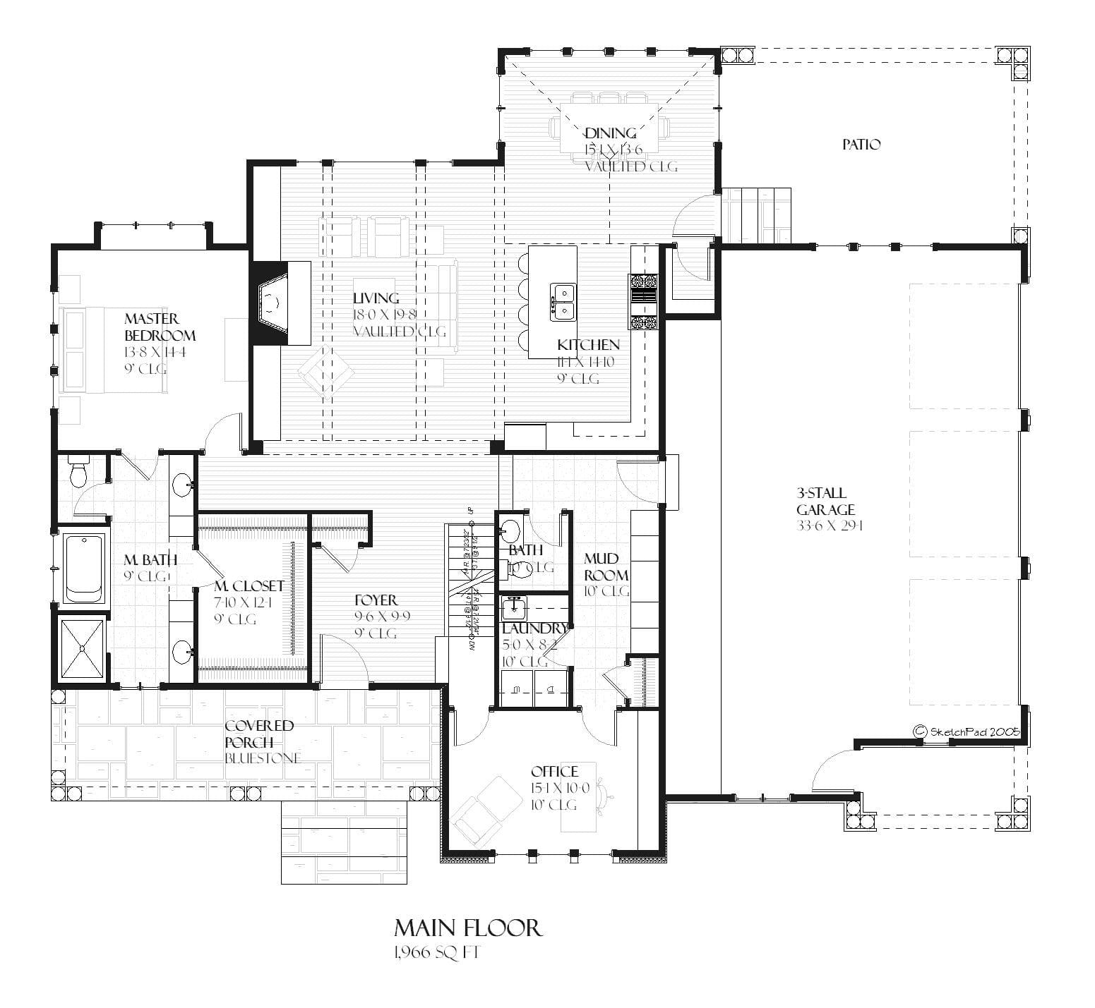 Storybook - Home Design and Floor Plan - SketchPad House Plans
