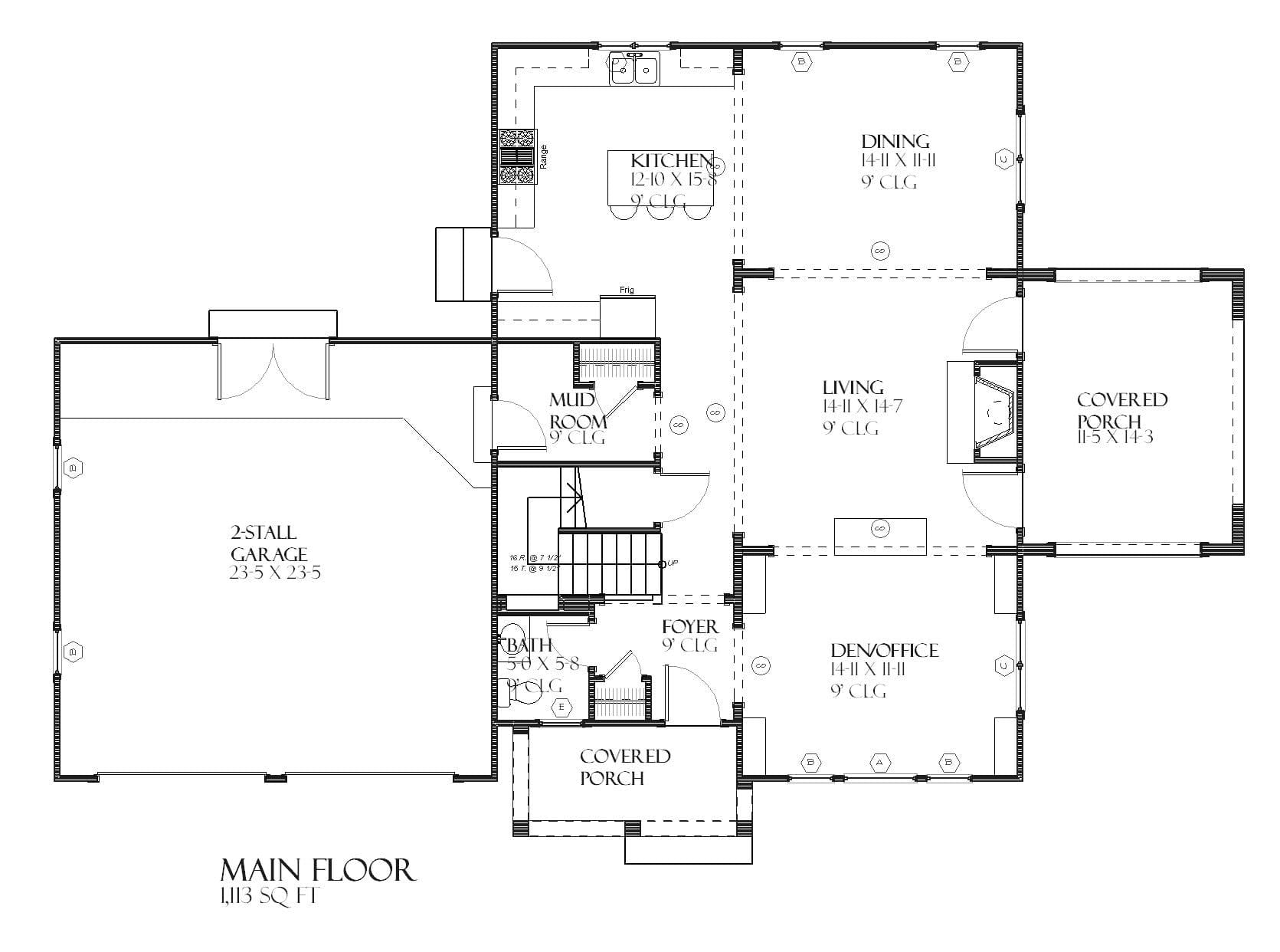 Temple - Home Design and Floor Plan - SketchPad House Plans