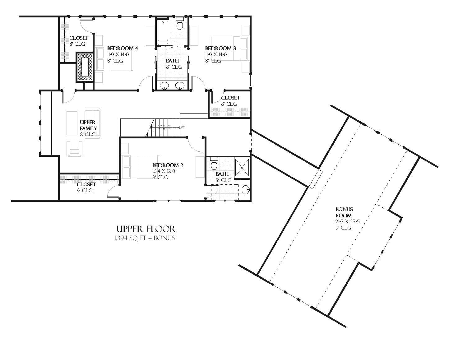 Turnstone - Home Design and Floor Plan - SketchPad House Plans