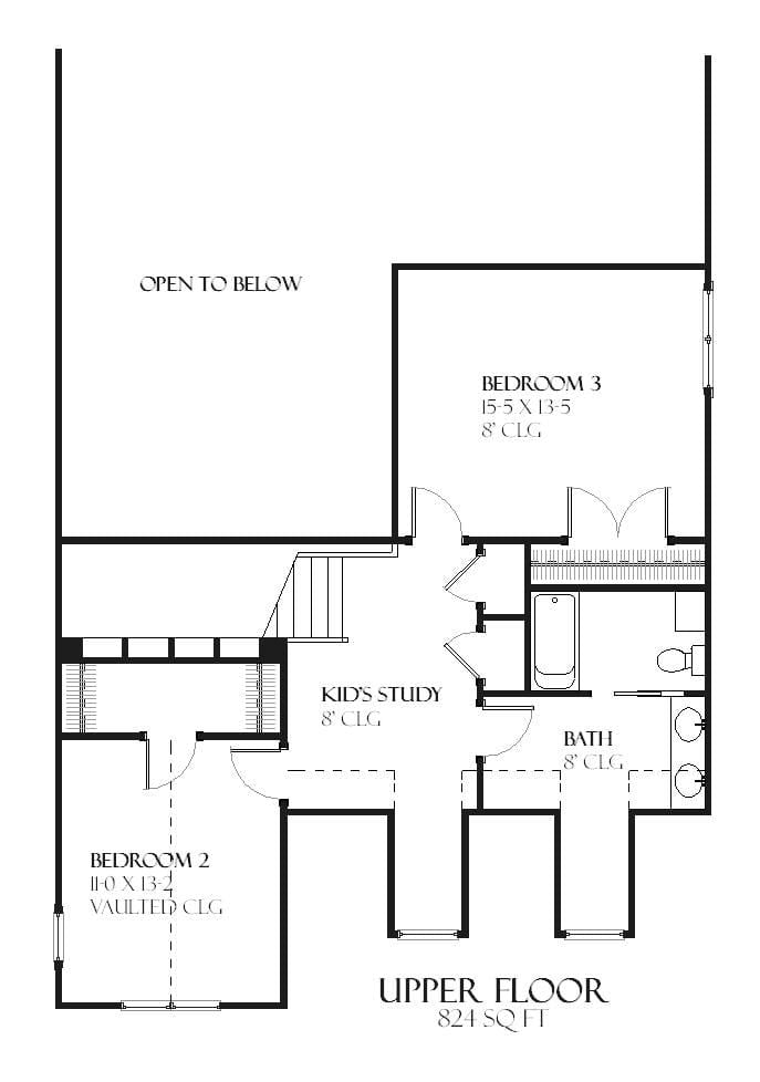 Vinewood - Home Design and Floor Plan - SketchPad House Plans