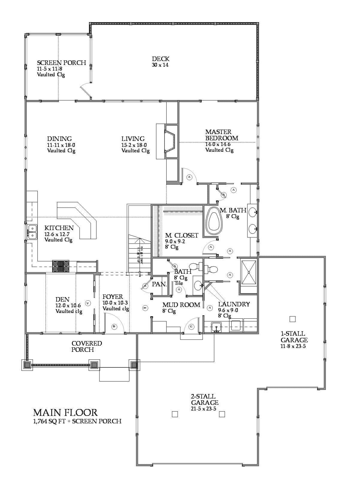 Watermark - Home Design and Floor Plan - SketchPad House Plans