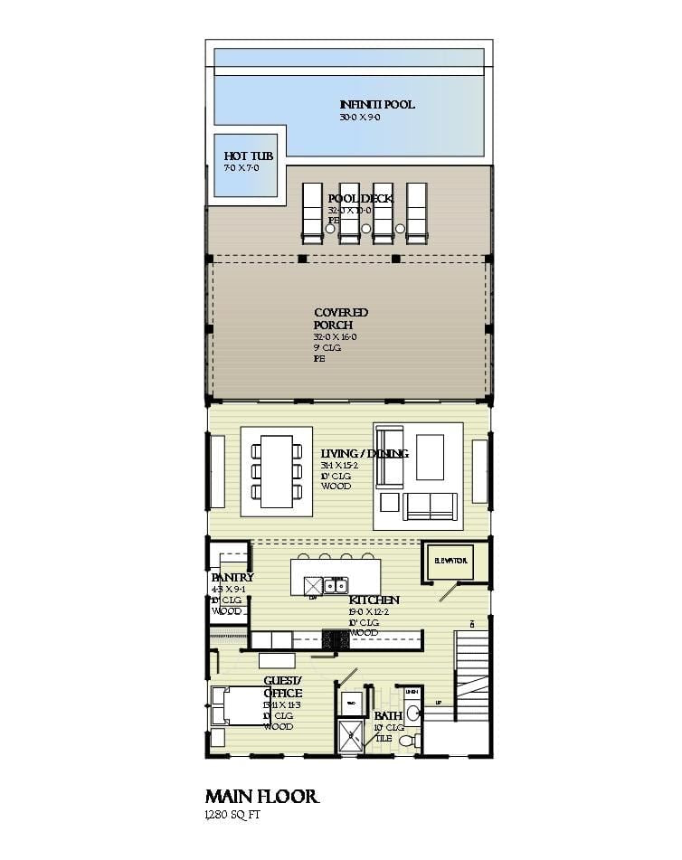 Watersound - Home Design and Floor Plan - SketchPad House Plans