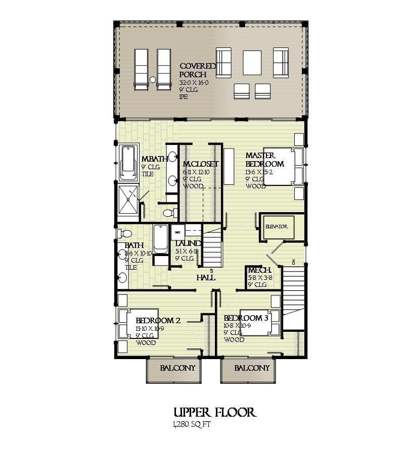 Watersound - Home Design and Floor Plan - SketchPad House Plans