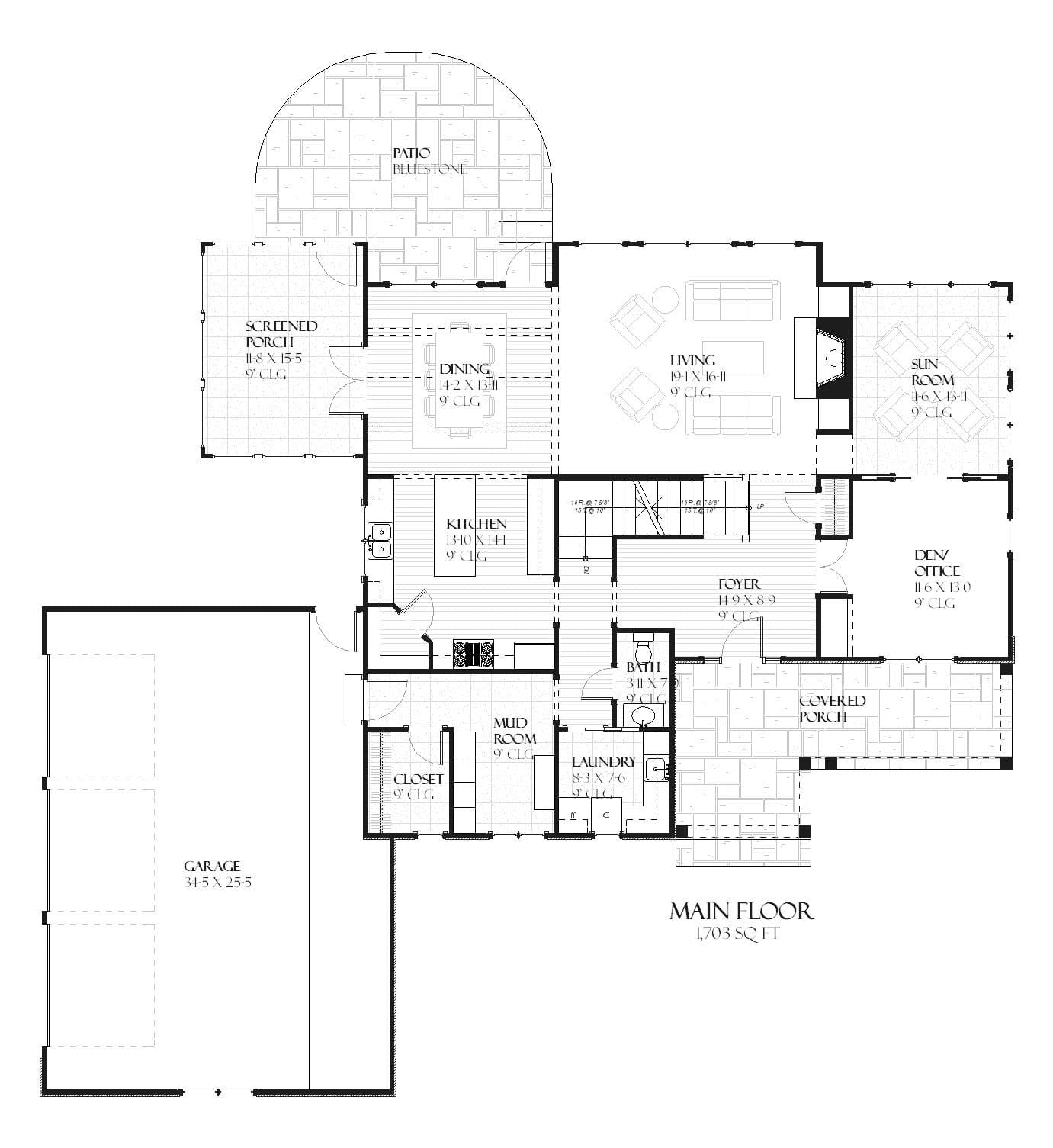 Weston - Home Design and Floor Plan - SketchPad House Plans